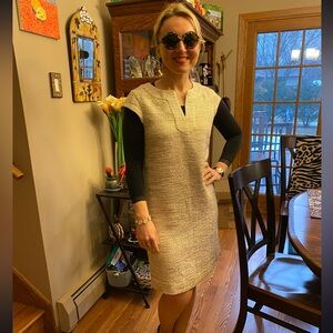 Kate spade Heleen dress, NWT, rock the casbah gold, size 10